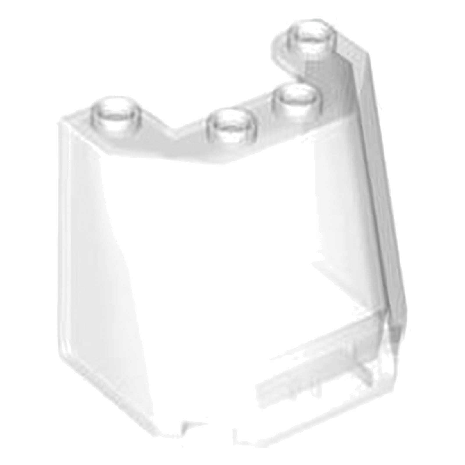 LEGO Trans-braun (alt Trans-schwarz) Windschutzscheibe 3 x 4 x 3 (84954)