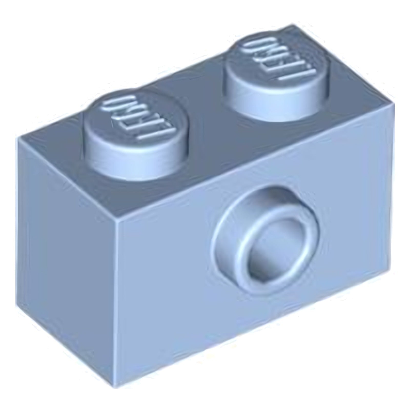 LEGO Stein modifiziert 1 x 2 mit Noppe auf Seite (86876) – Farbe wählbar