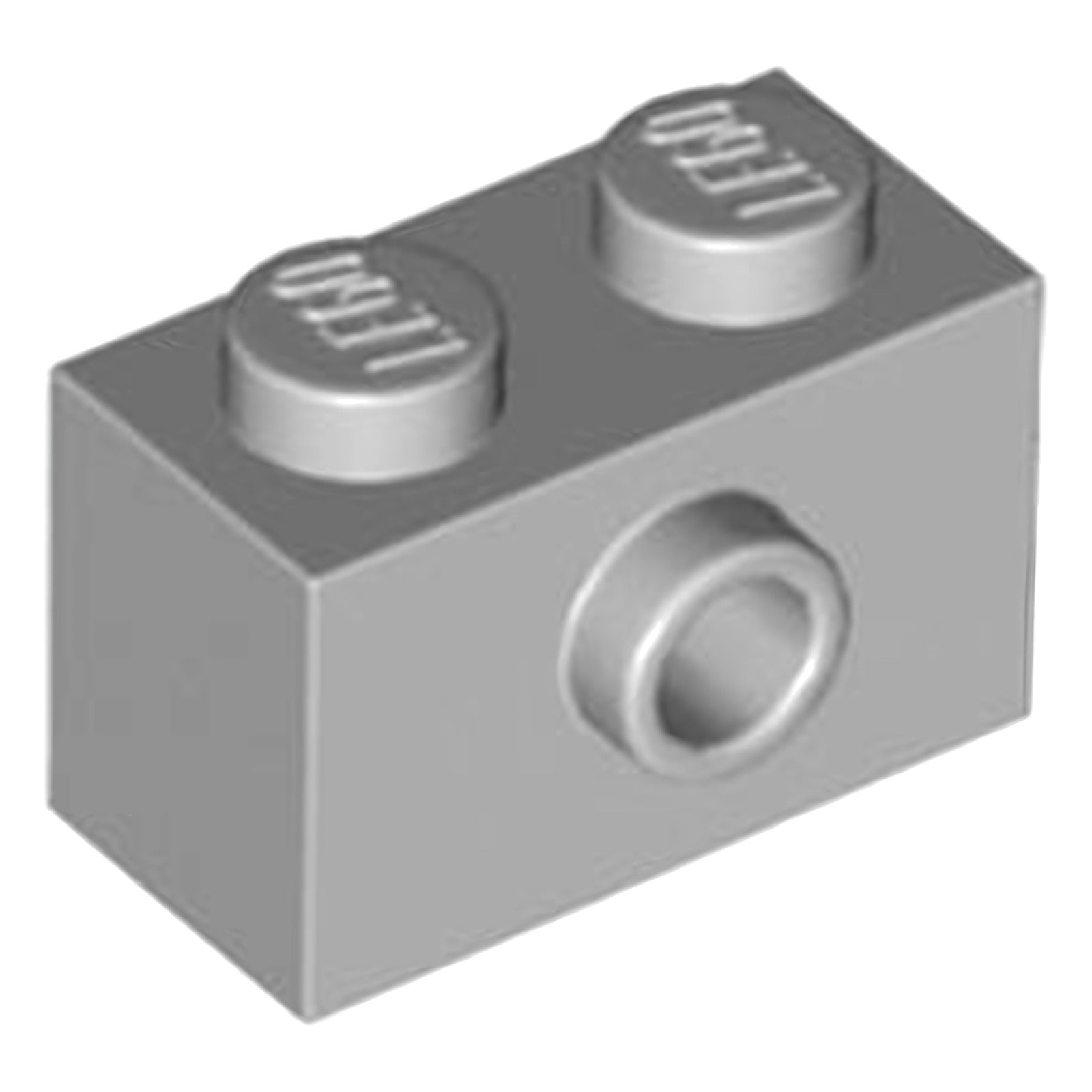 LEGO Stein modifiziert 1 x 2 mit Noppe auf Seite (86876) – Farbe wählbar