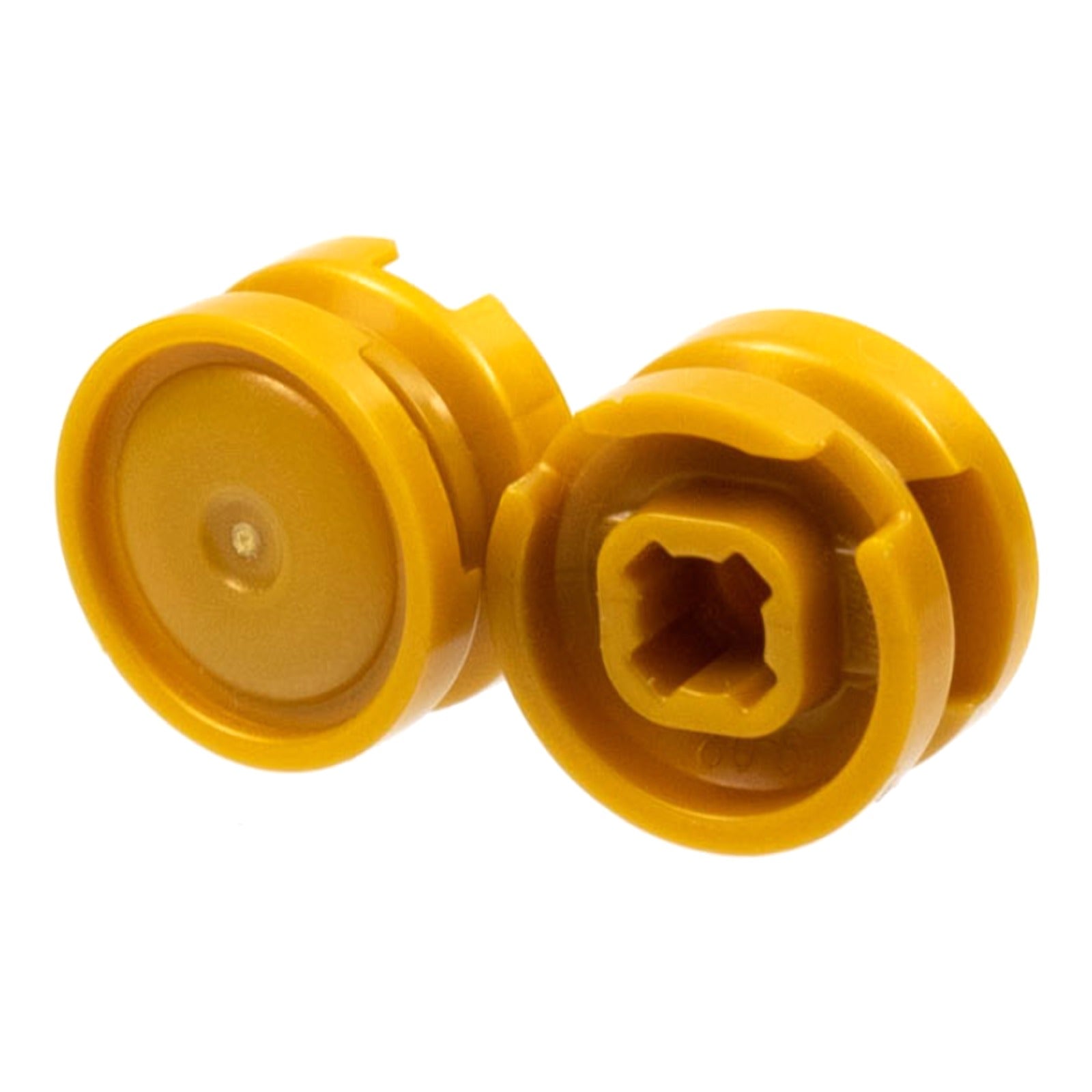 LEGO Rad 11mm D. x 6mm mit glatt Radkappe (93594) – Farbe wählbar – 2 Farben