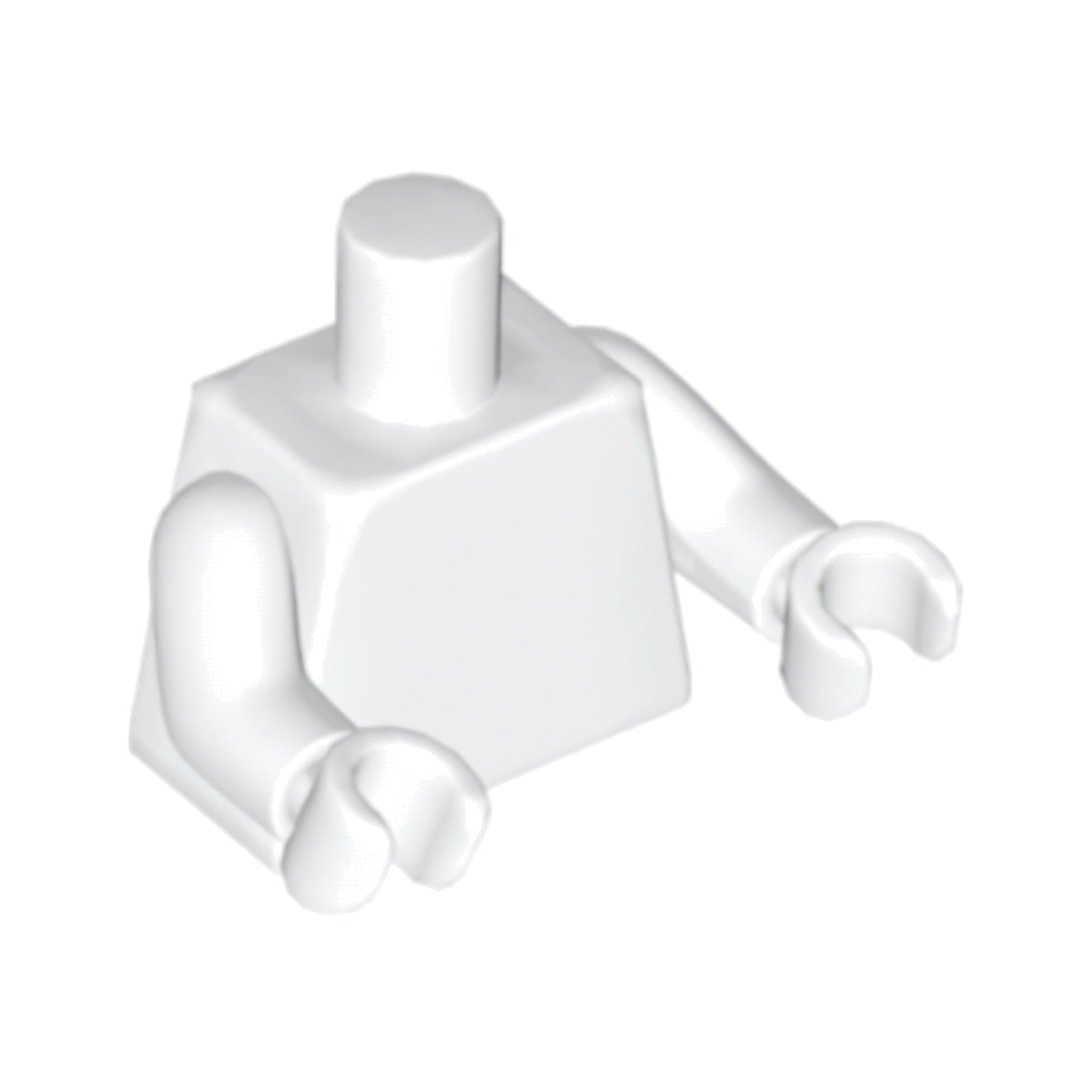 LEGO Torso einfach / weiß Arme / weiß Hände (973c000) – Farbe wählbar – 5 Farben