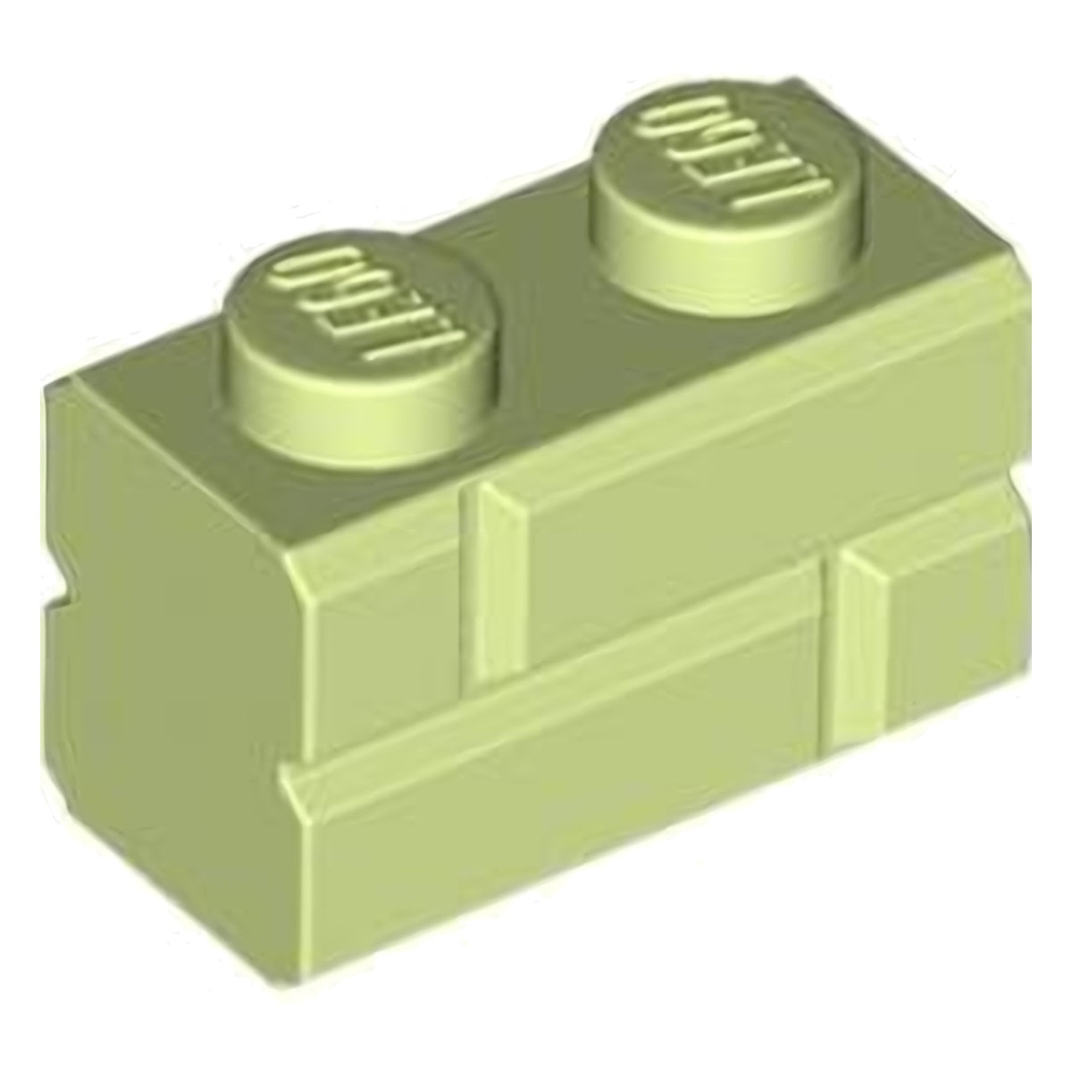 LEGO  Steine (modifiziert) - 1 x 2 mit Mauerwerksprofil