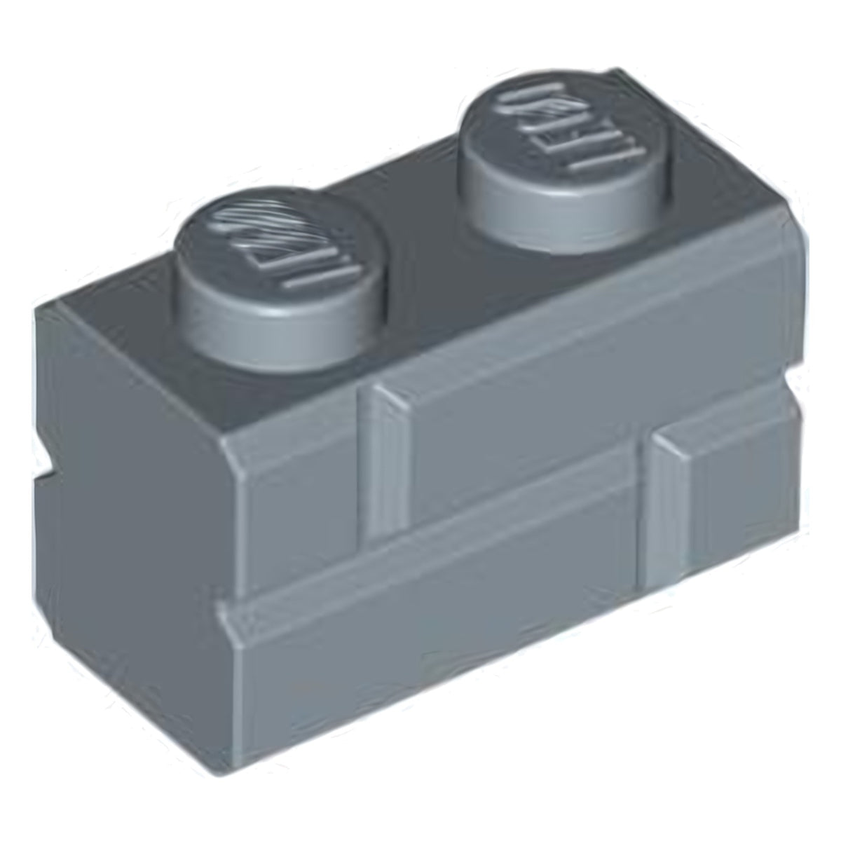 LEGO  Steine (modifiziert) - 1 x 2 mit Mauerwerksprofil