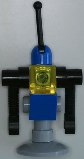 LEGO Minifigur Classic Space Droid - Light Bluish Gray and Blue with (sp136)