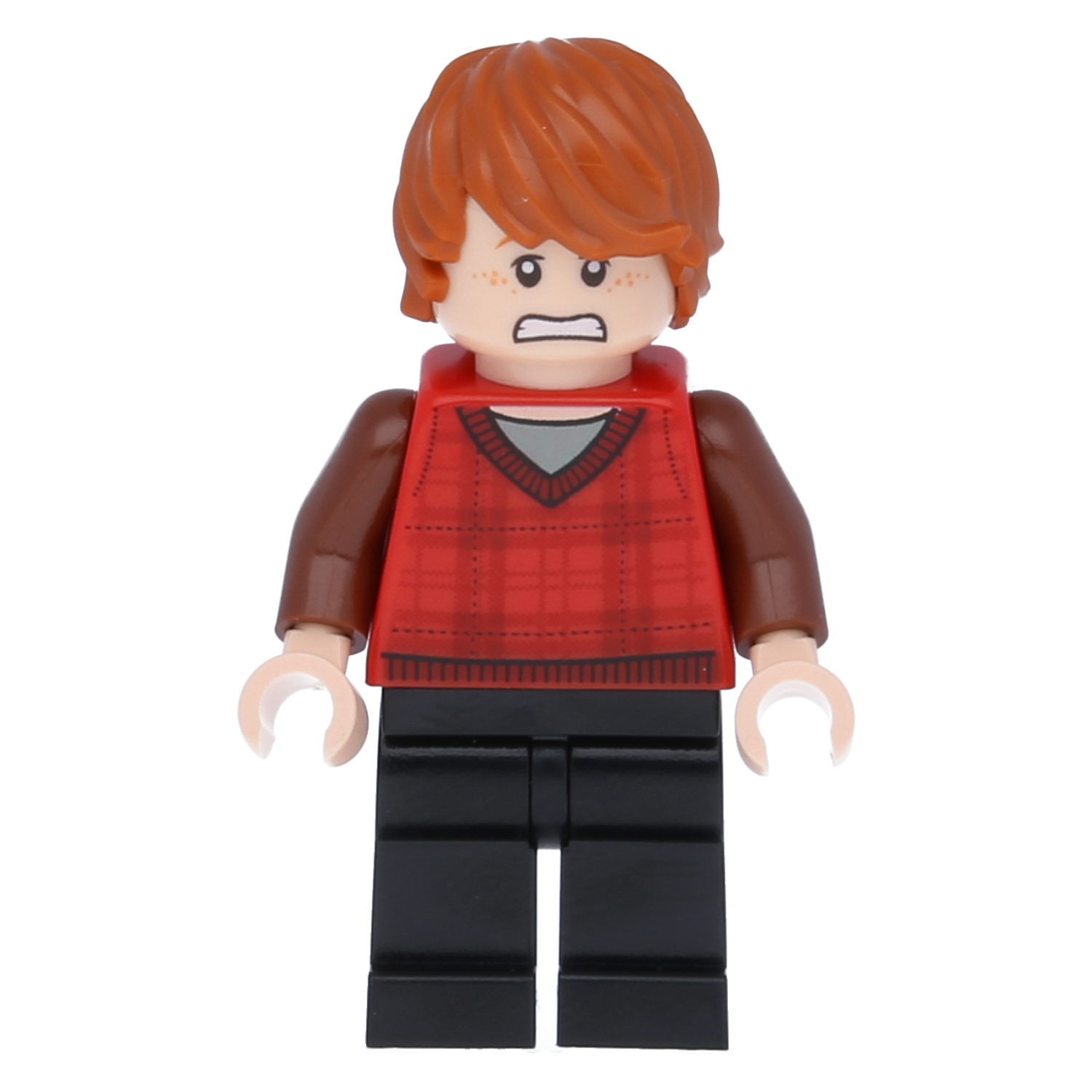 LEGO Harry Potter Minifigure - Ron Weasley (Plaid Vest)