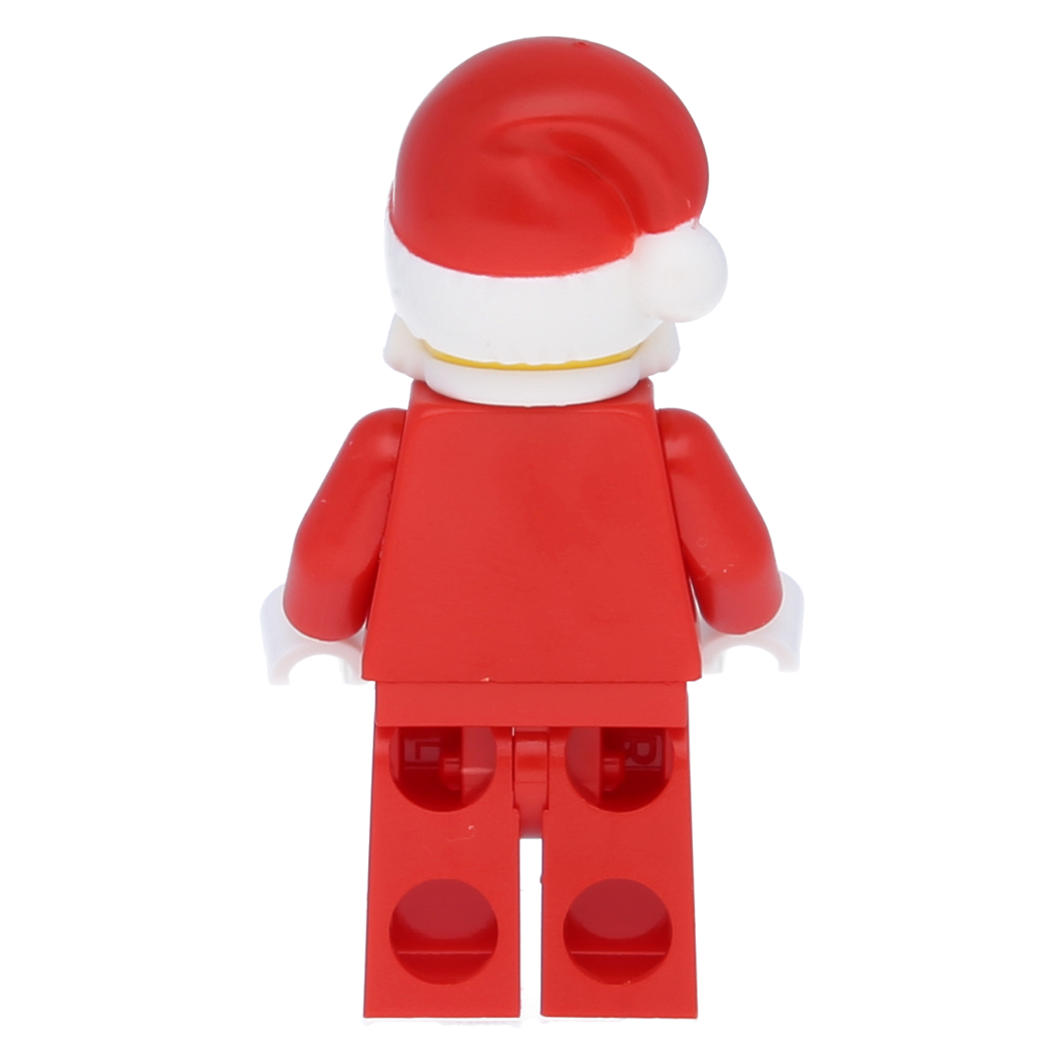LEGO Minifigur - Weihnachtsmann mit Bart und Mütze (faltiges Gesicht)