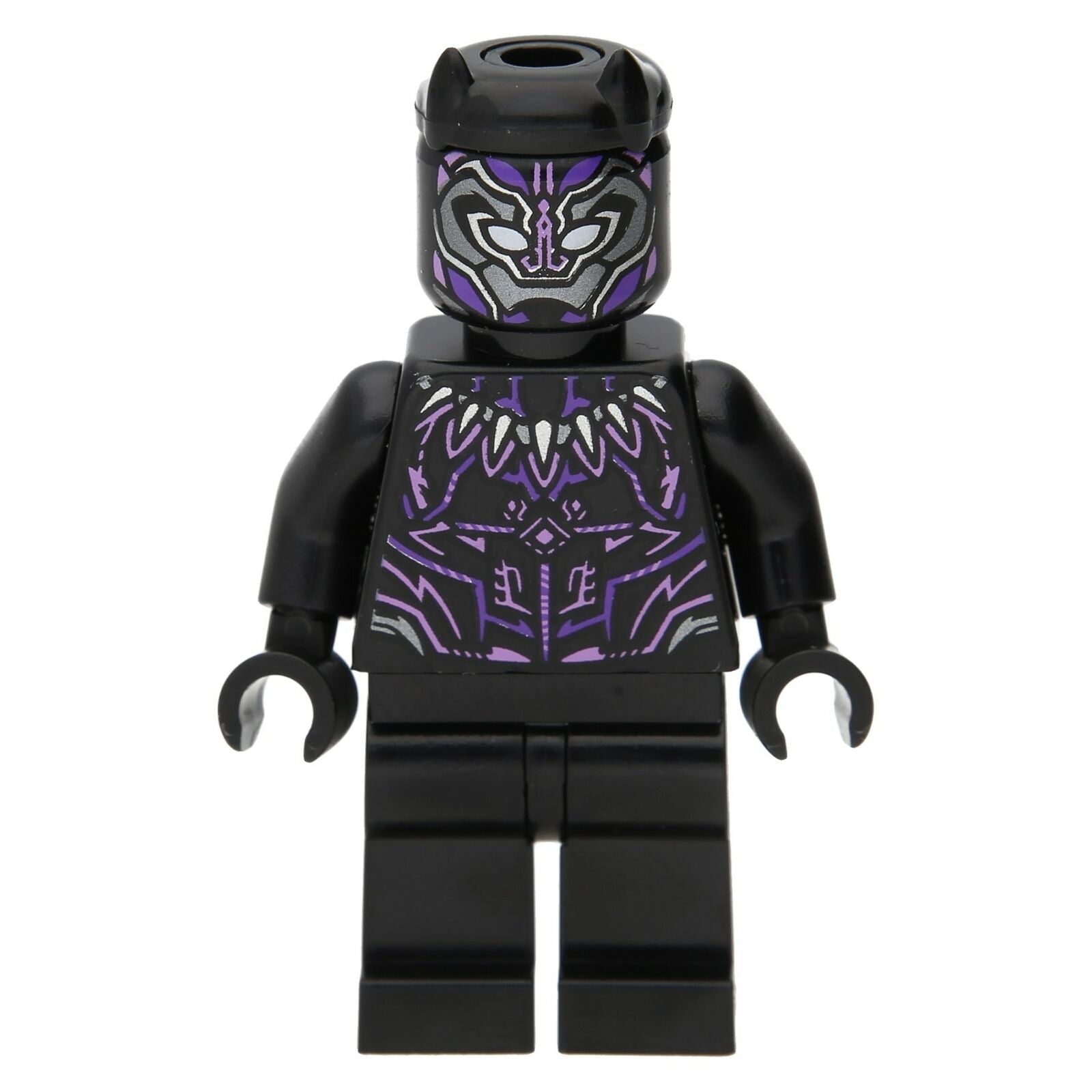 LEGO Superhelden Minifigur - Black Panther (dunkellila)