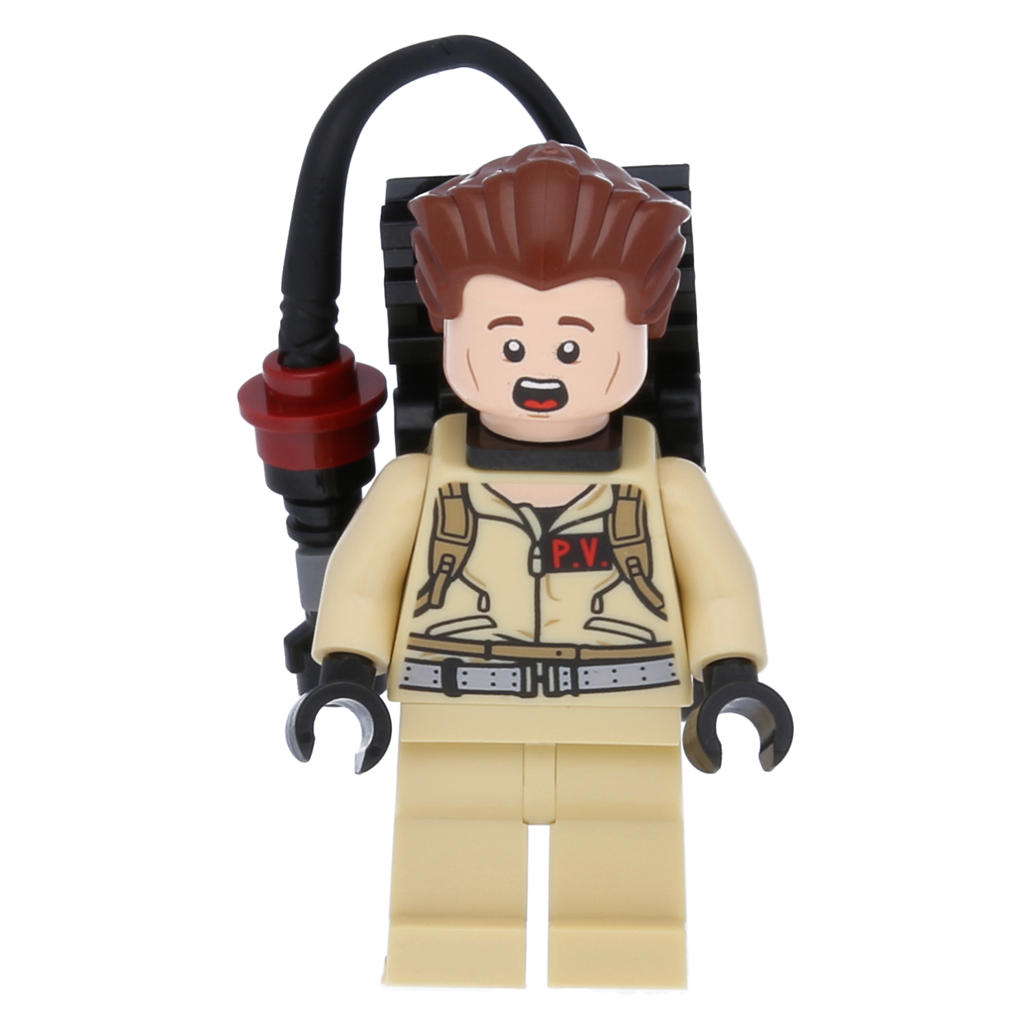 LEGO Minifigure - Dr. Peter Venkman with proton blaster (Ghostbusters)