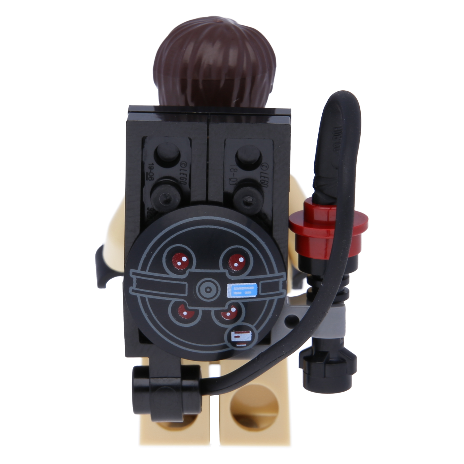 LEGO Minifigure - Dr. Raymond Stantz with proton emitter (Ghostbusters)