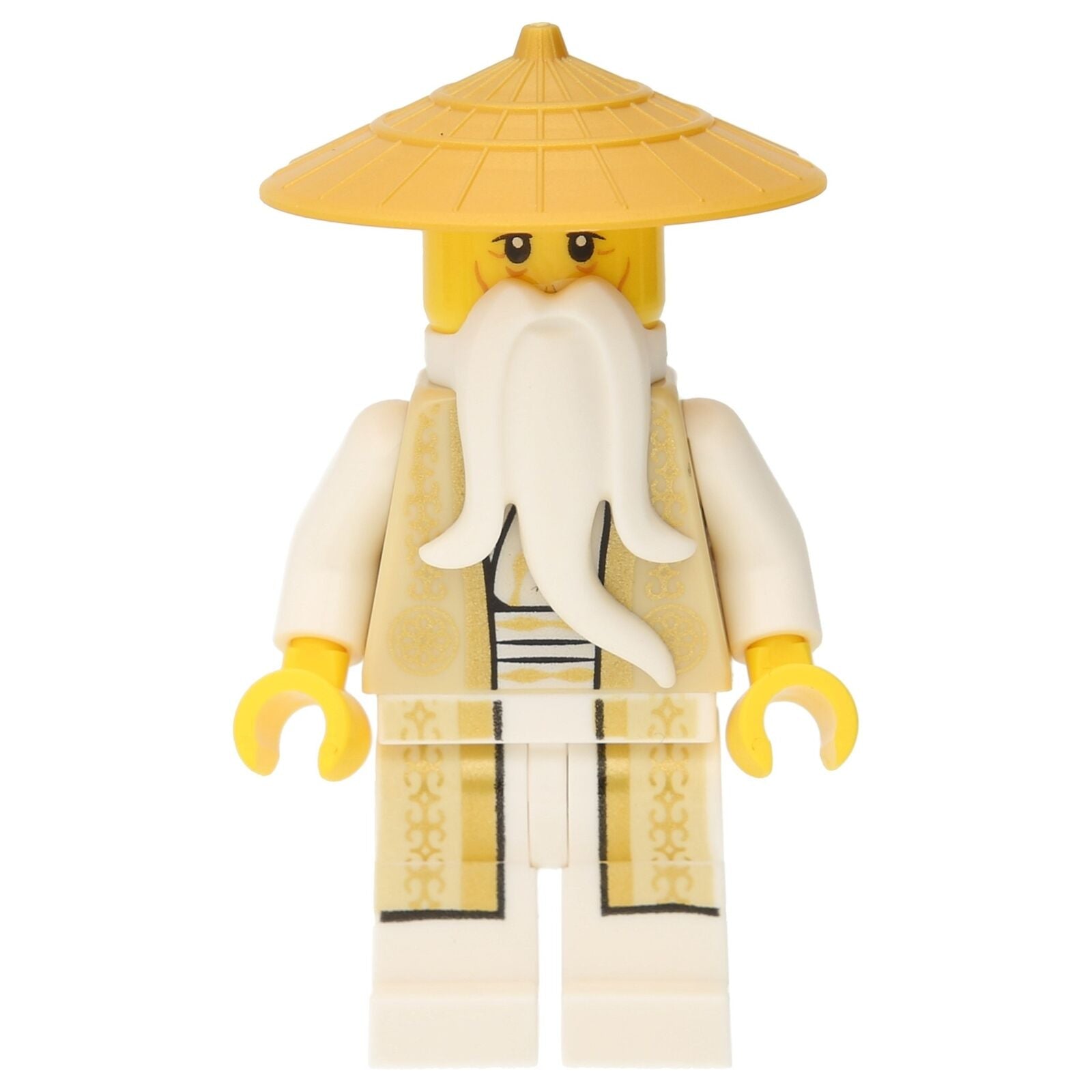 LEGO Ninjago Minifigur - Sensei Wu (Gold/ Beige Robe)