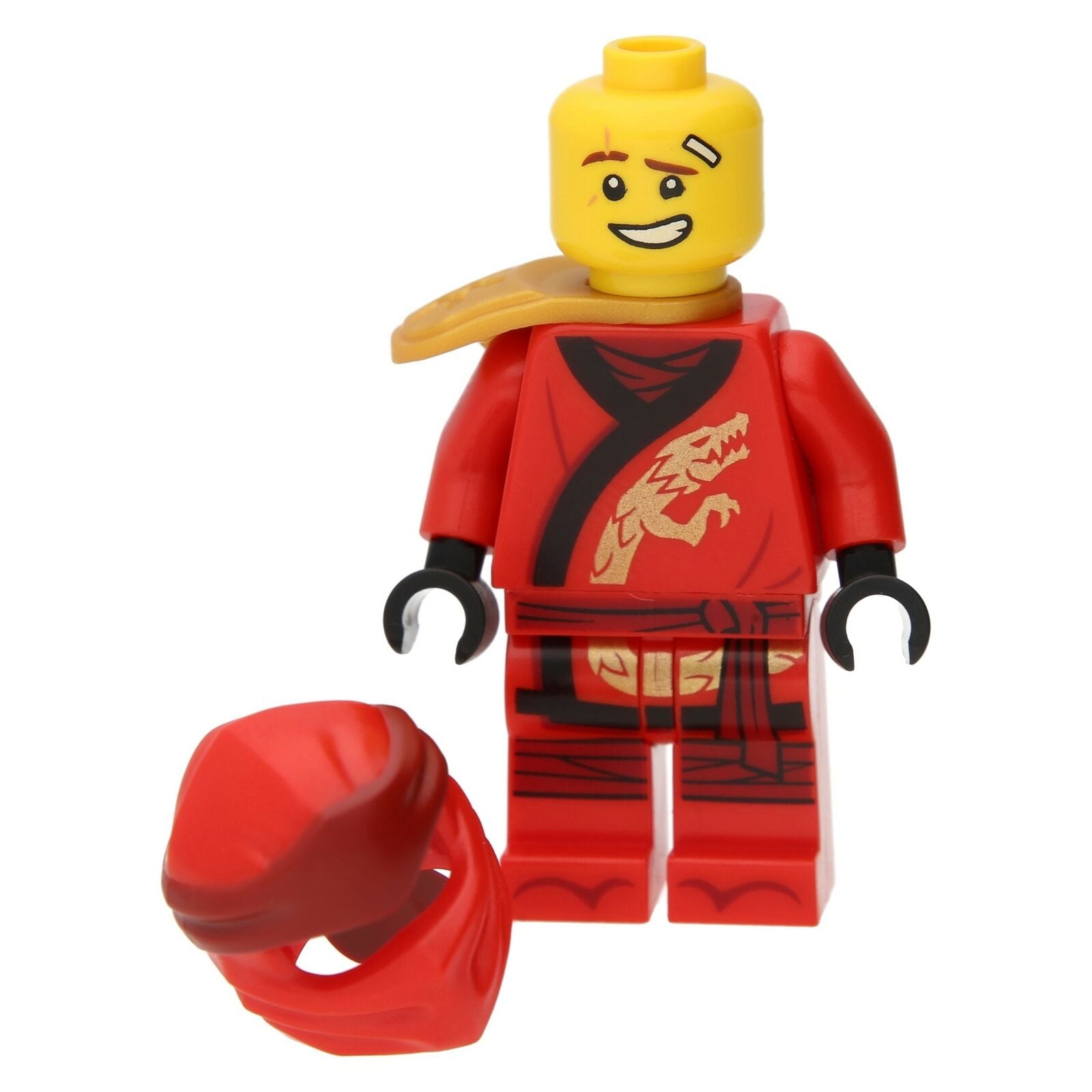 LEGO Ninjago Minifigure - Kai with gold shoulder padding (Legacy)