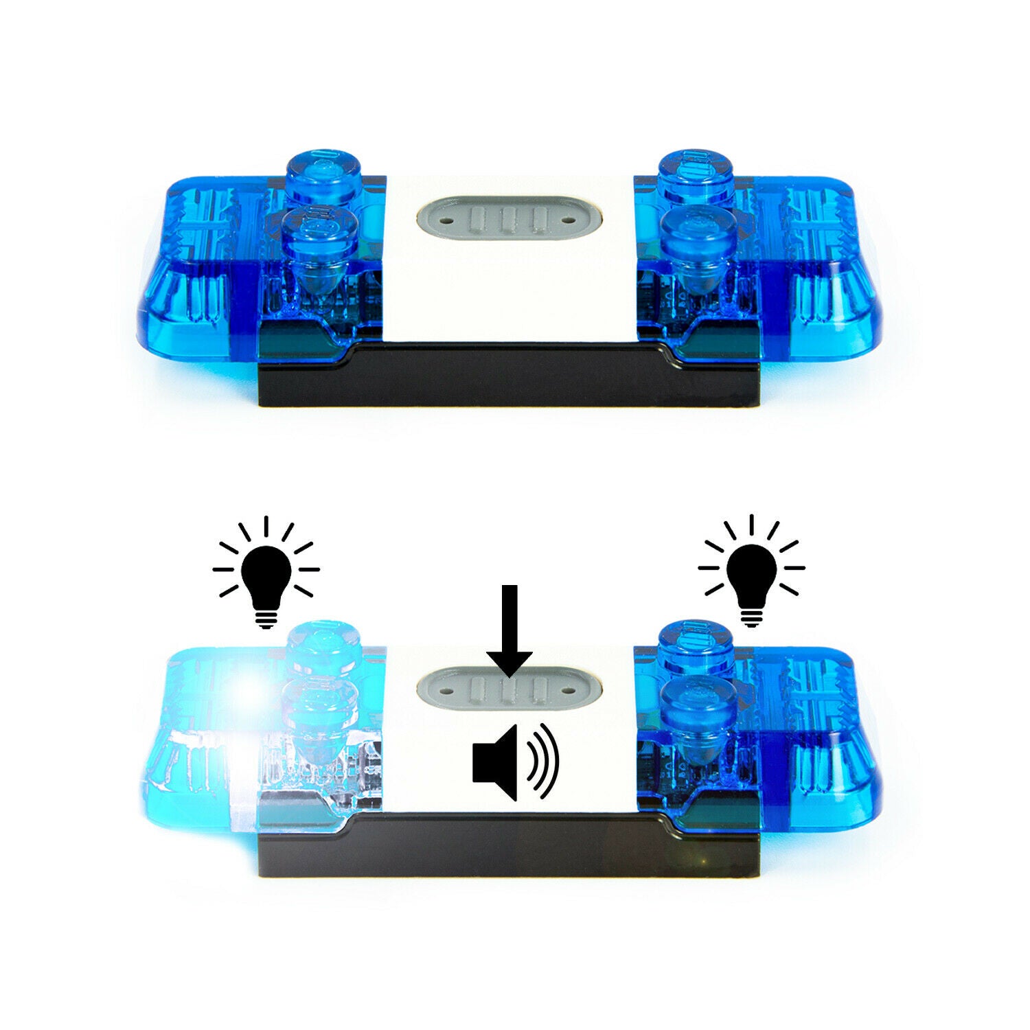 LEGO Licht - Blaulicht-Sirene 2 x 6 x 1