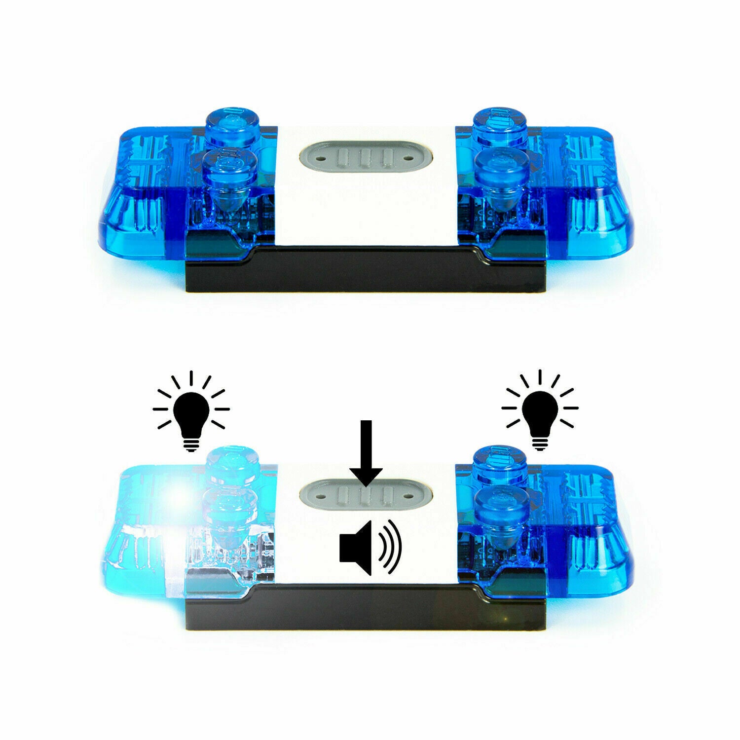 LEGO Licht - Blaulicht-Sirene 2 x 6 x 1