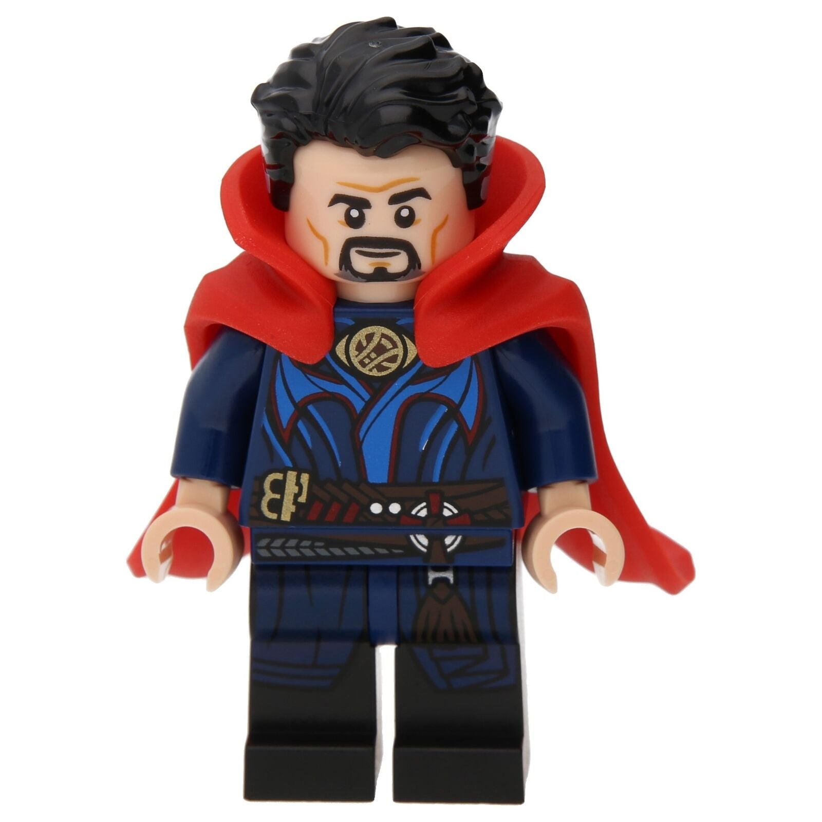 LEGO Minifigur Doctor Strange mit einem roten Plastik Cape und 2 (sh0802)