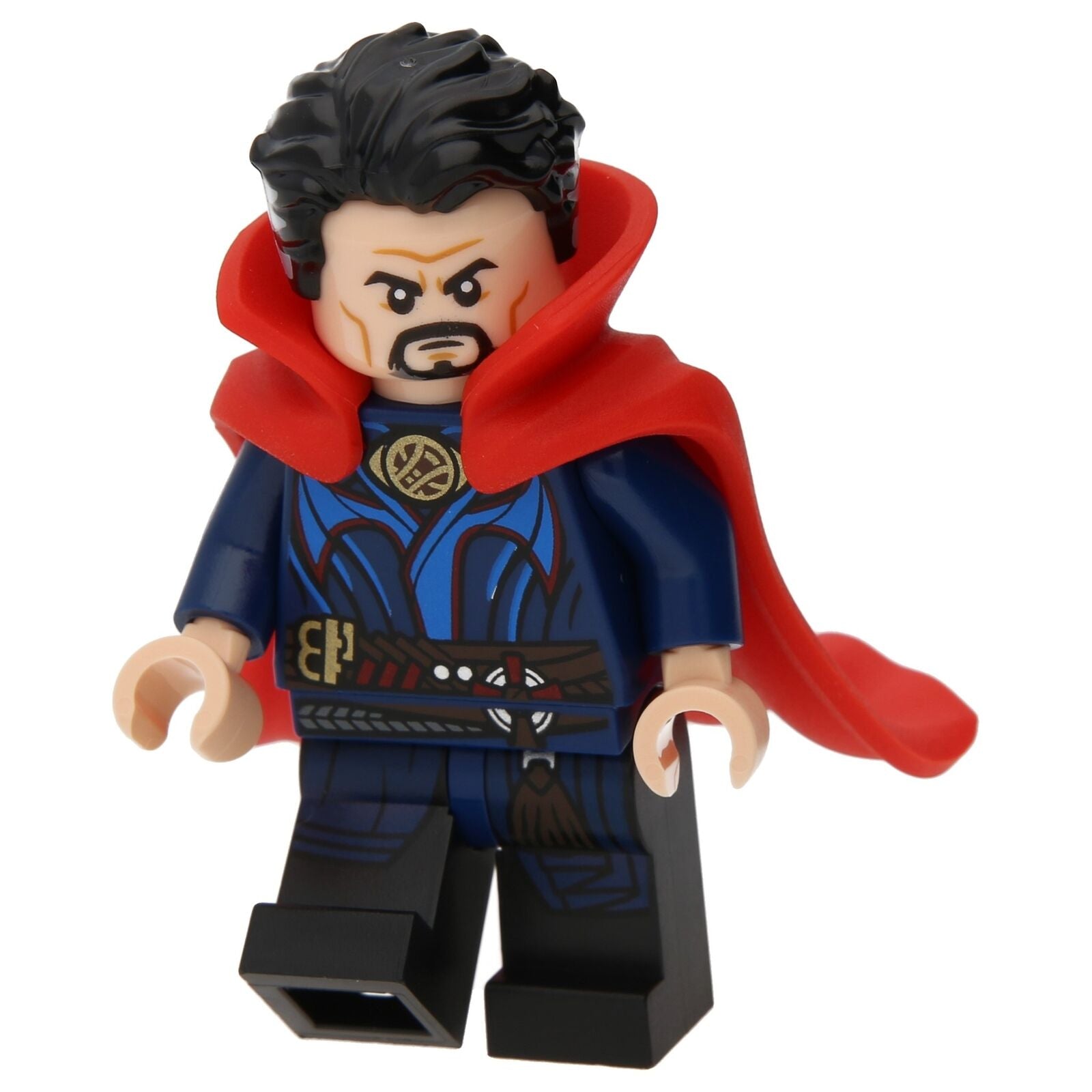 LEGO Minifigur Doctor Strange mit einem roten Plastik Cape und 2 (sh0802)